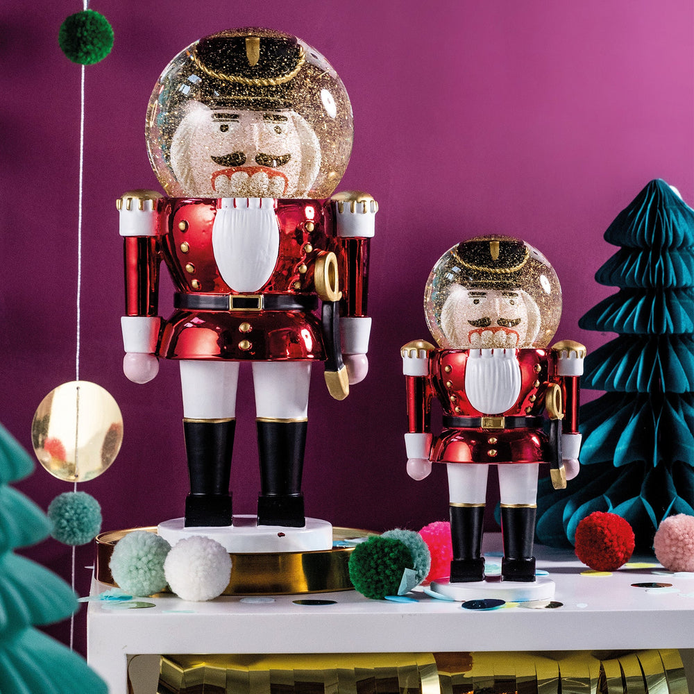 Red Nutcracker Snow Ball