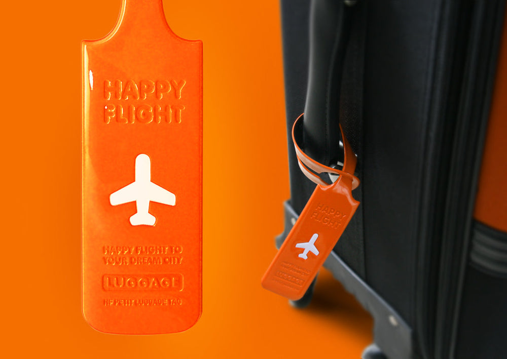 Etiquette de Bagage Happy Flight