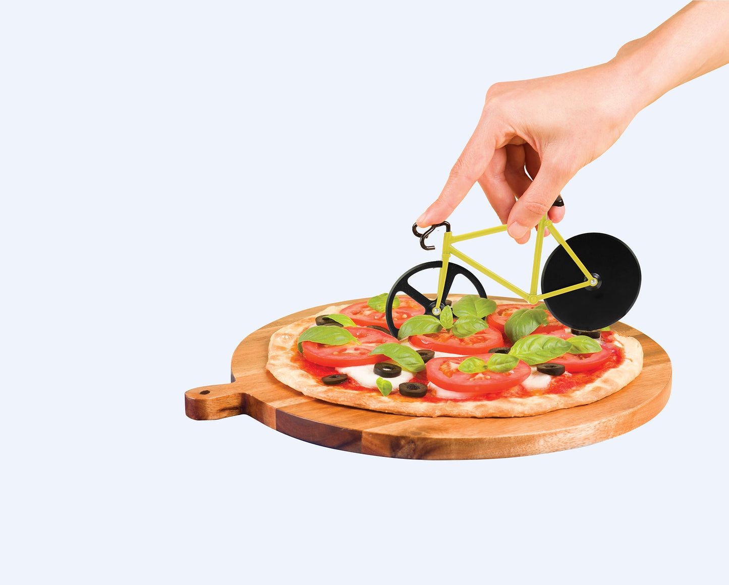 The Fixie Bike Pizza Wheel - Bumblebee