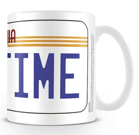 BACK TO THE FUTURE Mug 300 ml License Plate