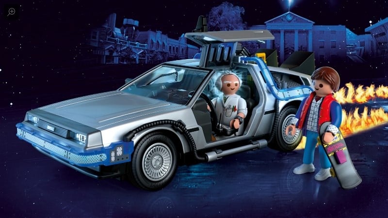 BACK TO THE FUTUREDelorean 'PLAYMOBIL'