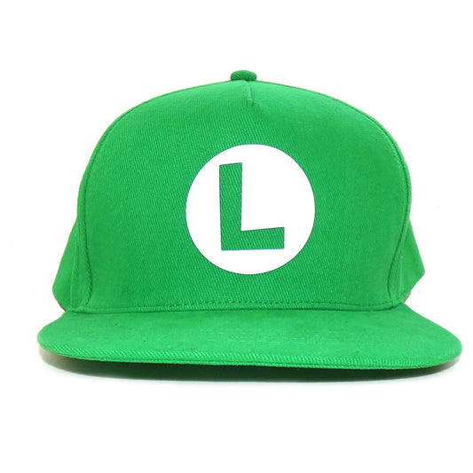 SUPER MARIO Luigi Badge Casquette Snapback Heroes Inc