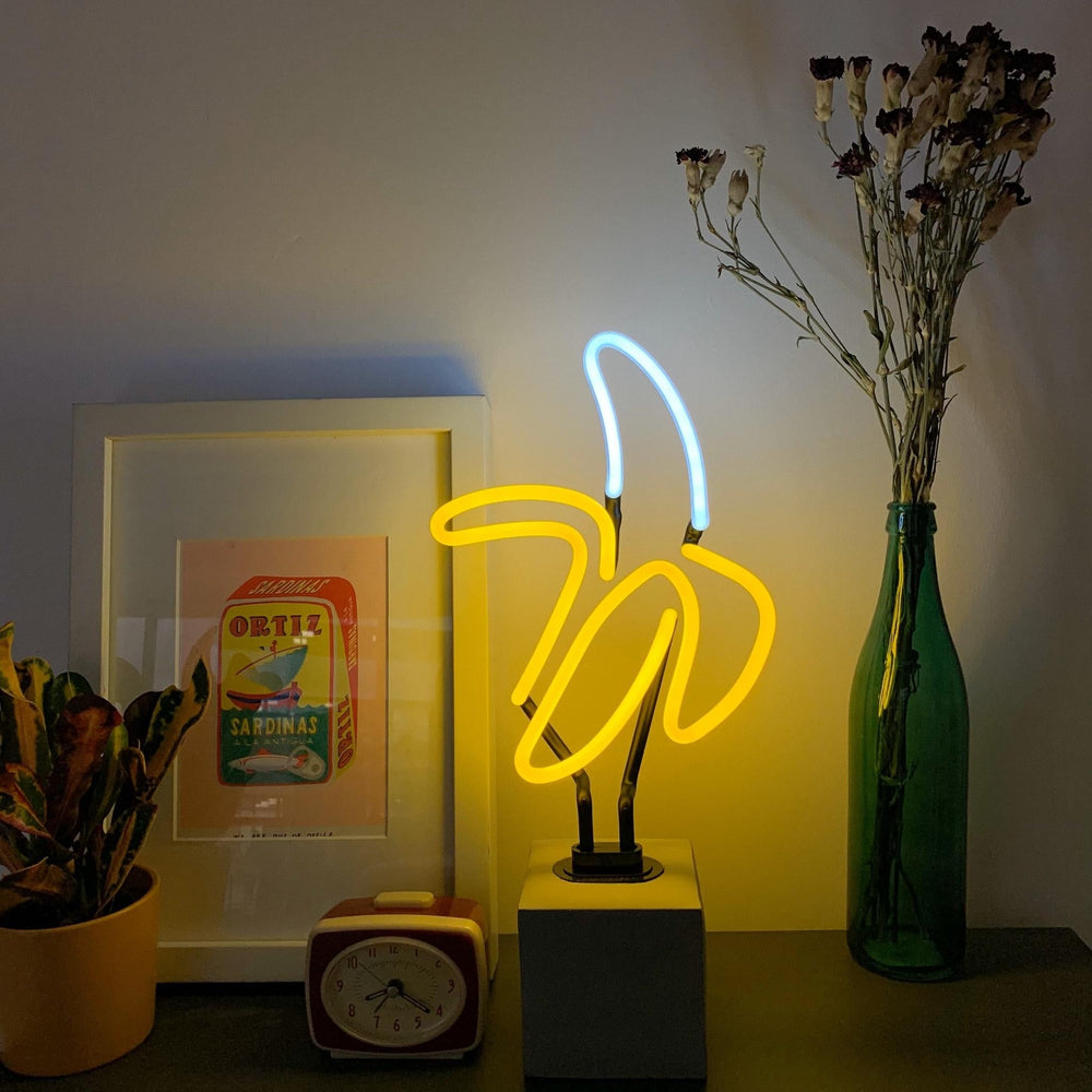 Banaan neonlamp