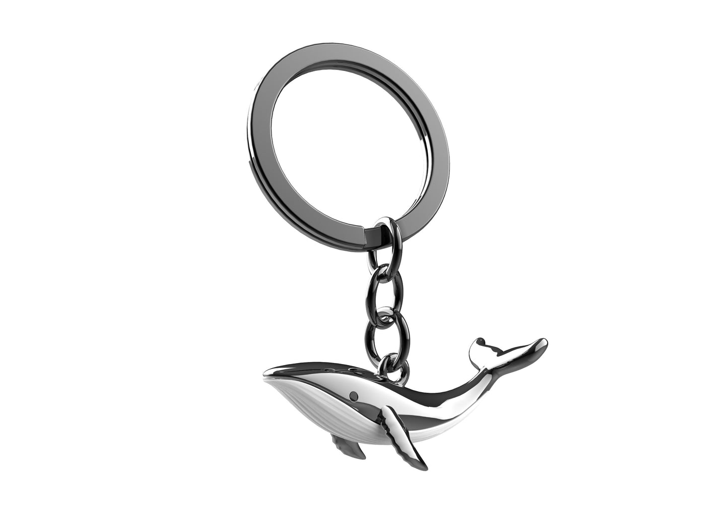 Whale key ring