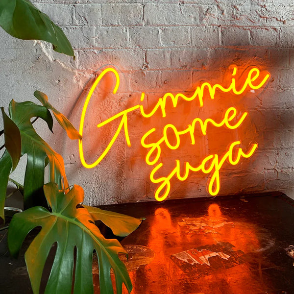 Gimmie Some Suga Neon Wall Light