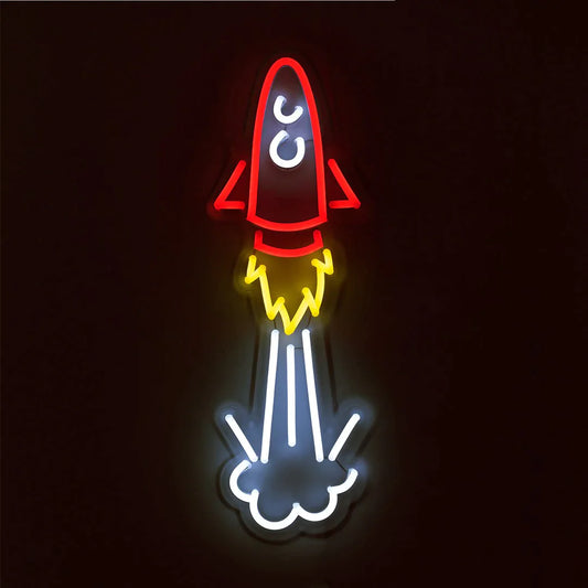Rocket wall neon
