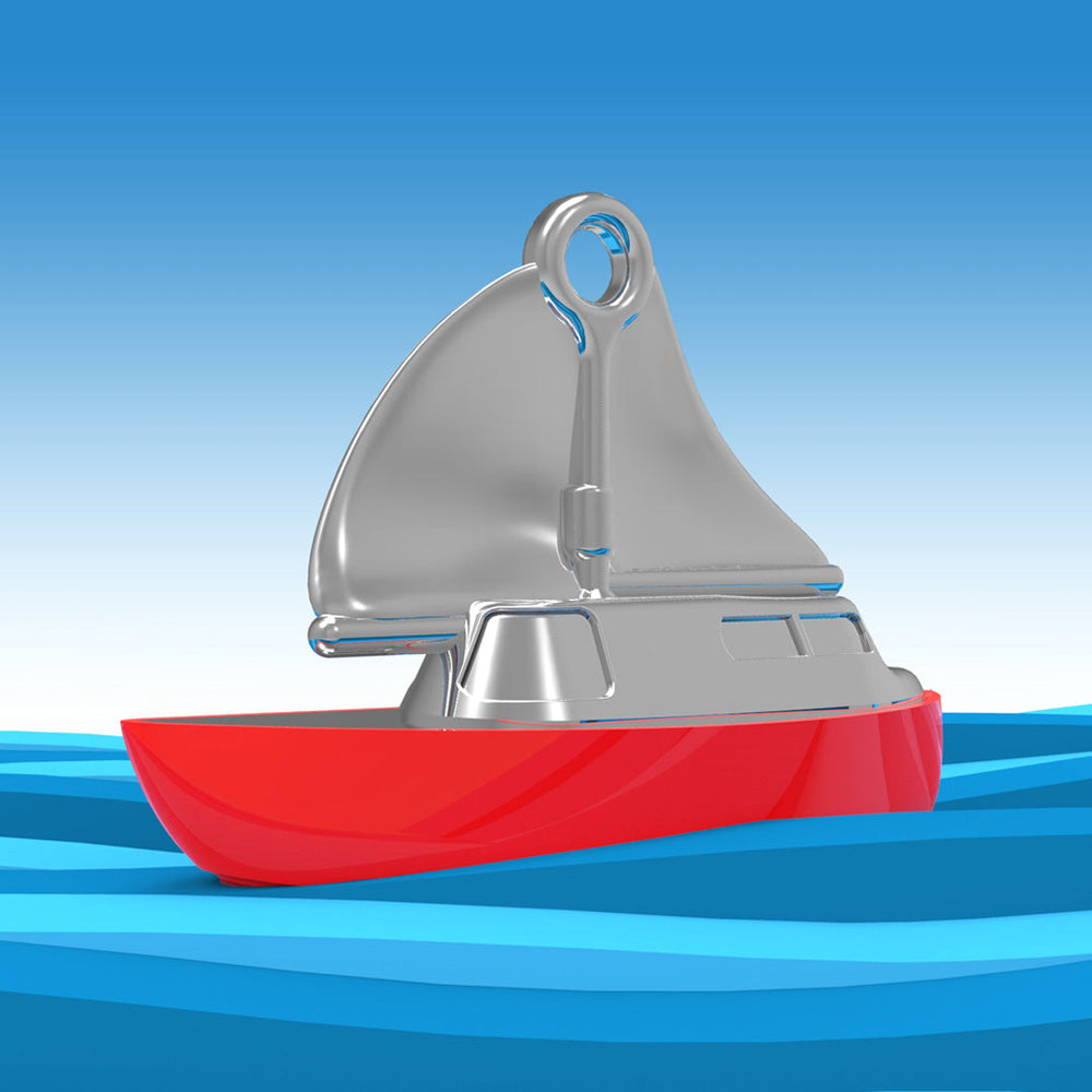 Schlüsselanhänger Segelboot