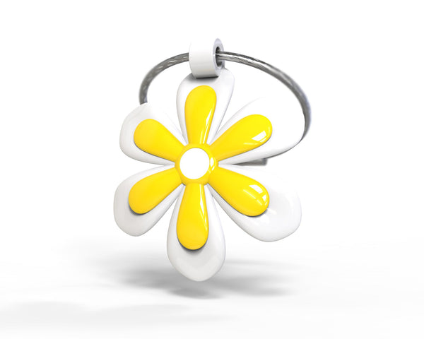 Yellow flower key door