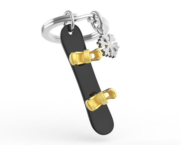 Snowboard sleutelhanger