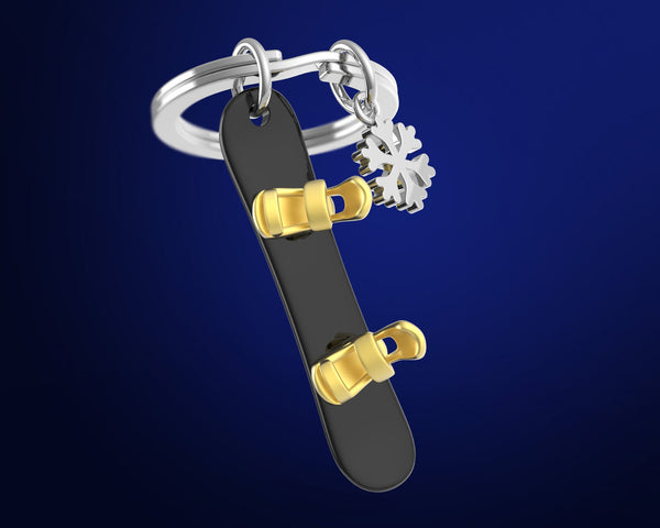 Snowboard sleutelhanger