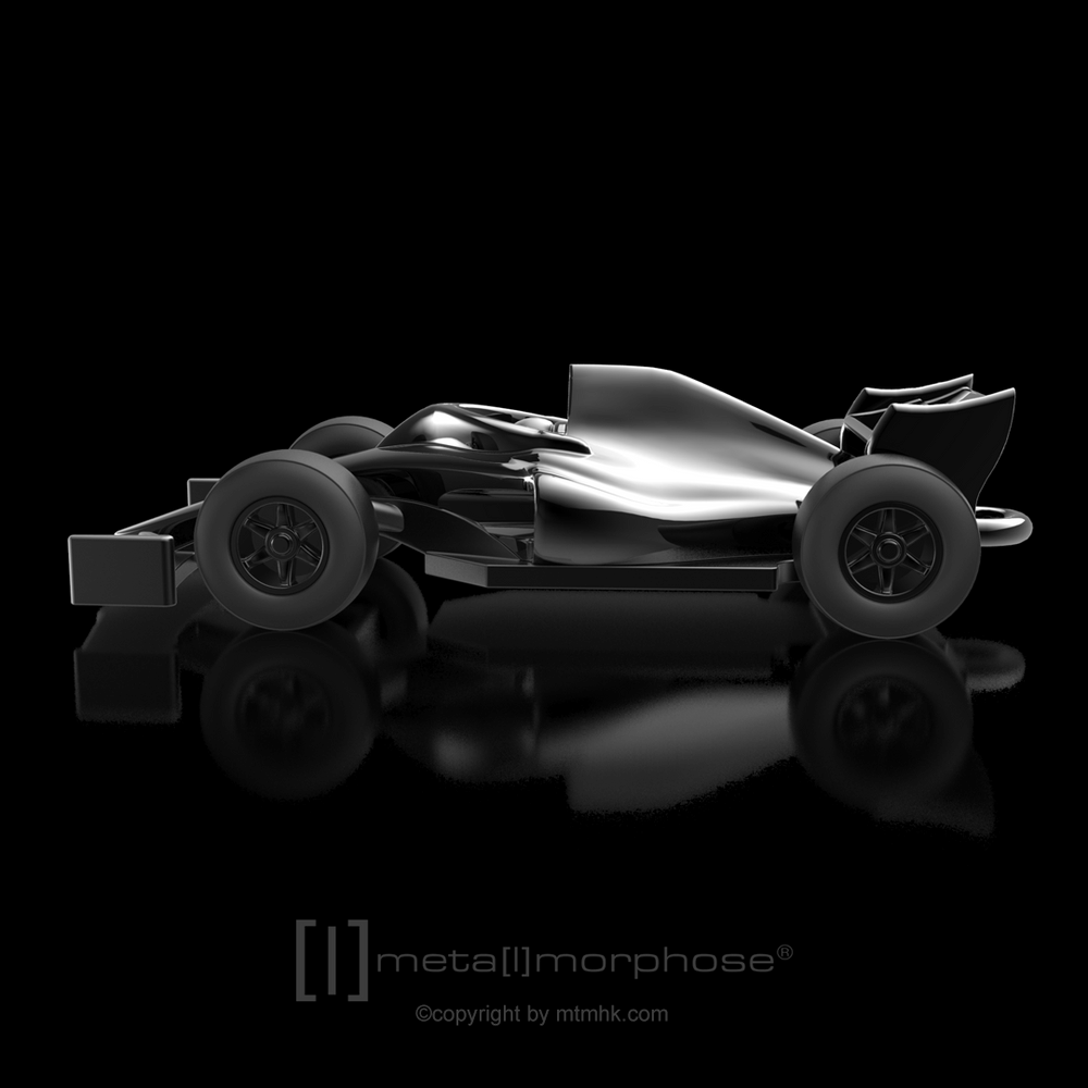 Keyring F1 Car Black