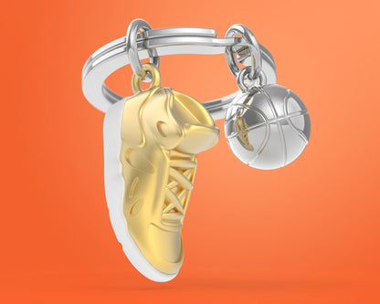 Basketball key ring