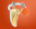 Schlüsselanhänger Basketball Orange