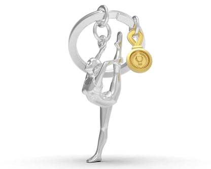 Gymnastics key ring