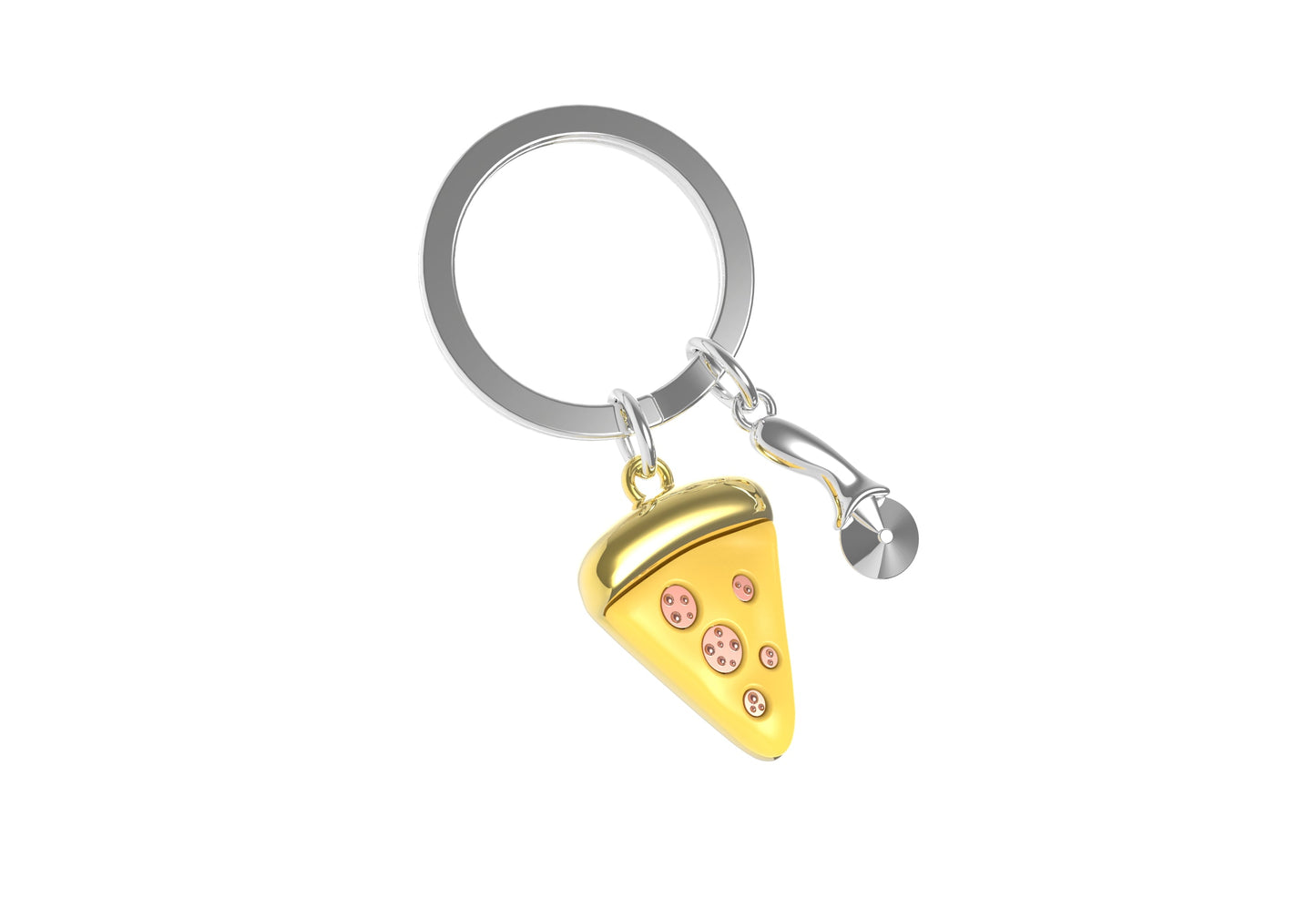 Pizza key ring