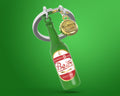 Keyring Bouteille de Bière Verte