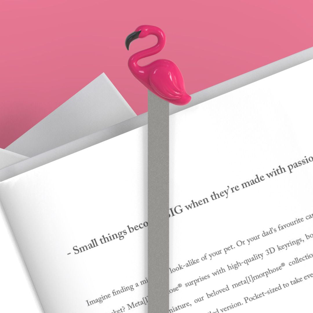 Pink Flamingo Bookmark