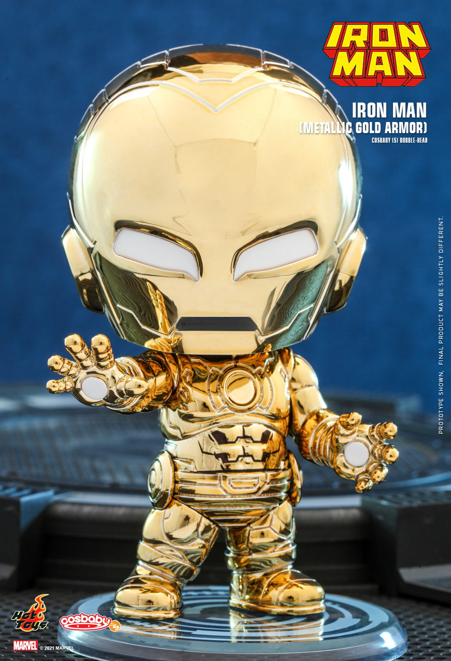 Iron Man (Metallic Gold Armor) Cosbaby 