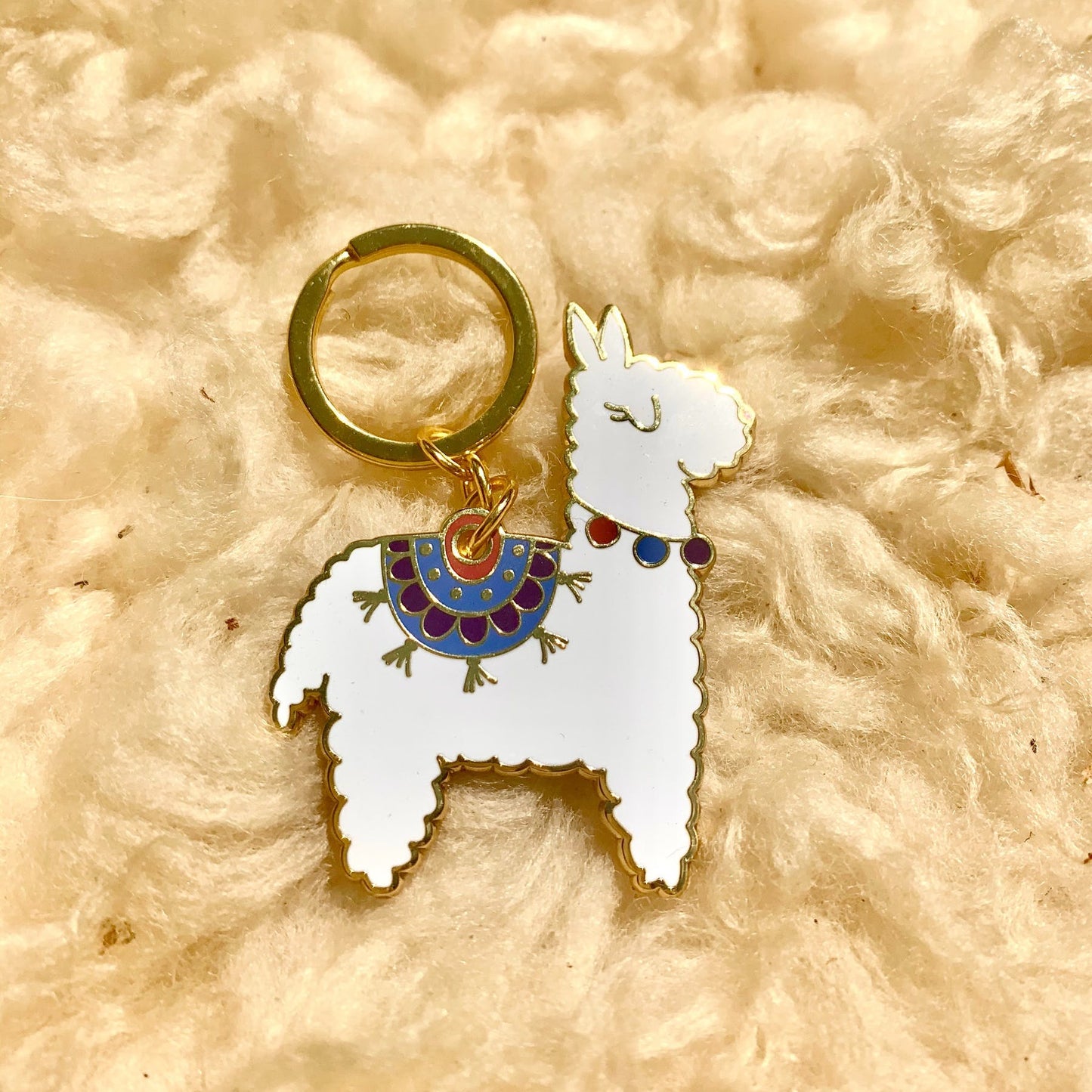 Alpaca keychain