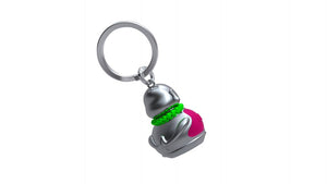 Porte Clés Bouddha Fuchsia