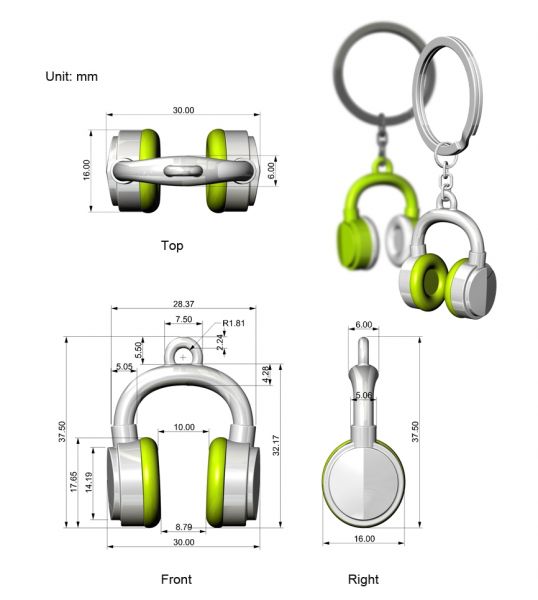 Green helmet key door