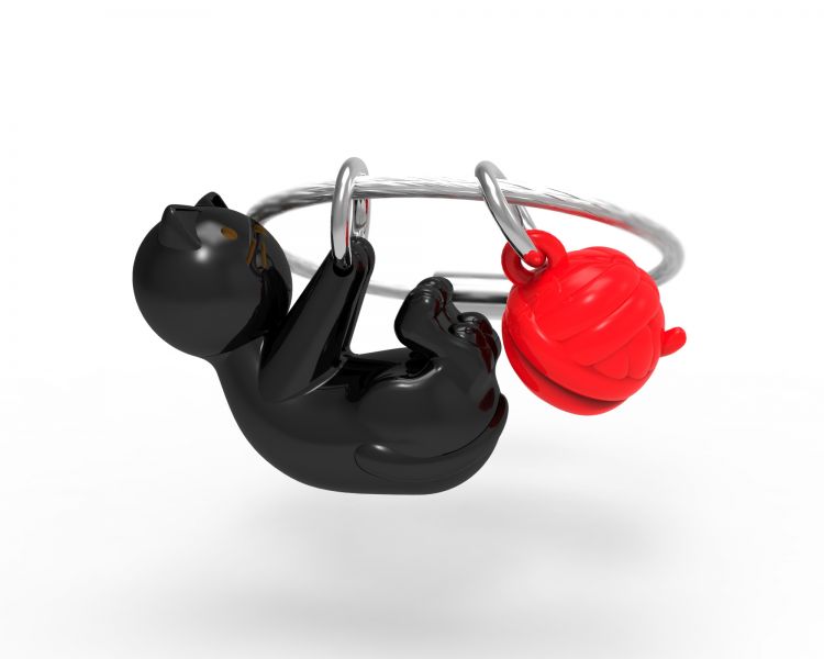 Porte clés Chat Noir