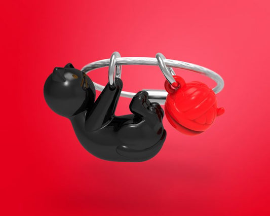Porte clés Chat Noir Meta[l]morphose | Boutique d'objets cadeaux designs kokochao.com
