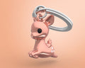 Pink Fawn Keychain