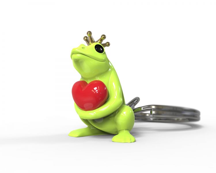 Porte clés Grenouille Verte