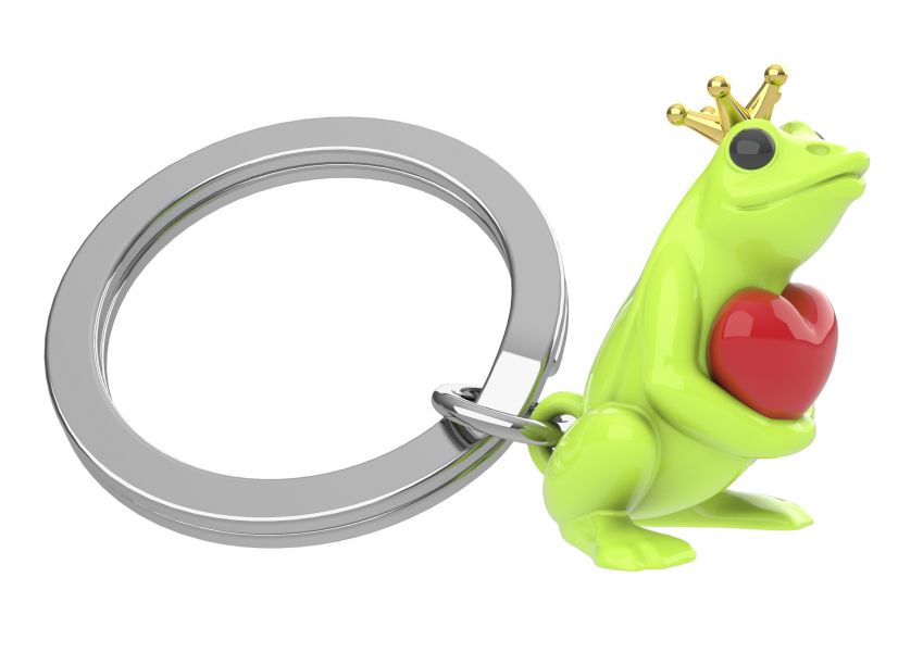Schlüsselanhänger Frosch Grün