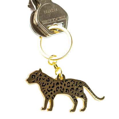 Leopard keychain