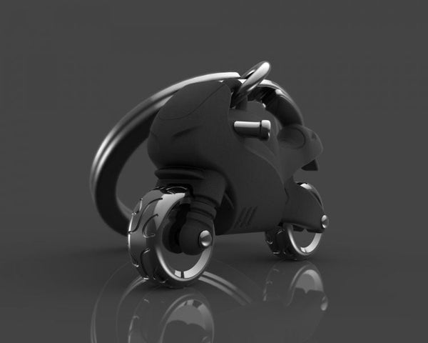 Porte clés Moto Sportive Noire Mate Meta[l]morphose | Boutique d'objets cadeaux designs kokochao.com