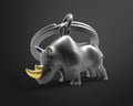 Keyring Black Rhinoceros