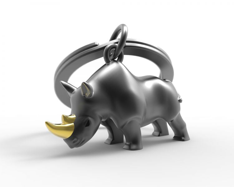 Porte Clés Rhinocéros Noir