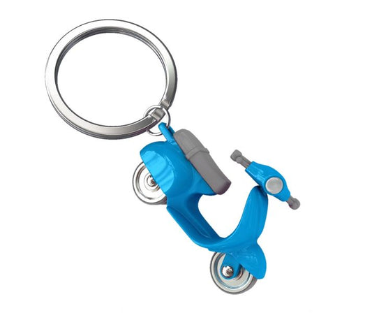 Porte clés Scooter Retro Bleu Meta[l]morphose | Boutique d'objets cadeaux designs kokochao.com
