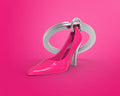 Porte Clés Talon Rose