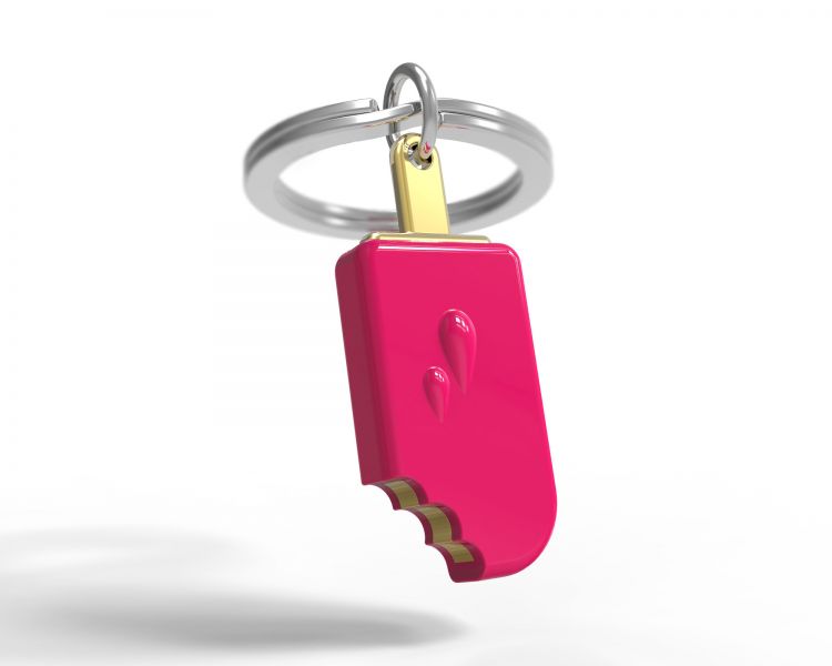 Strawberry ice door