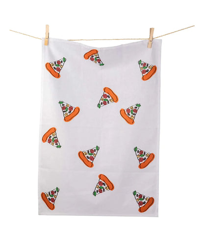 Pizza tea towel