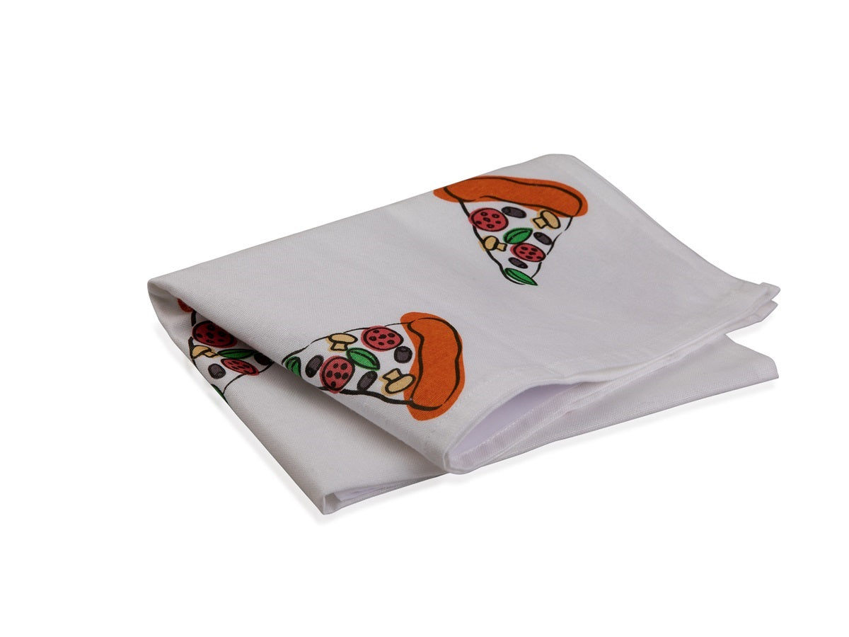 Pizza tea towel