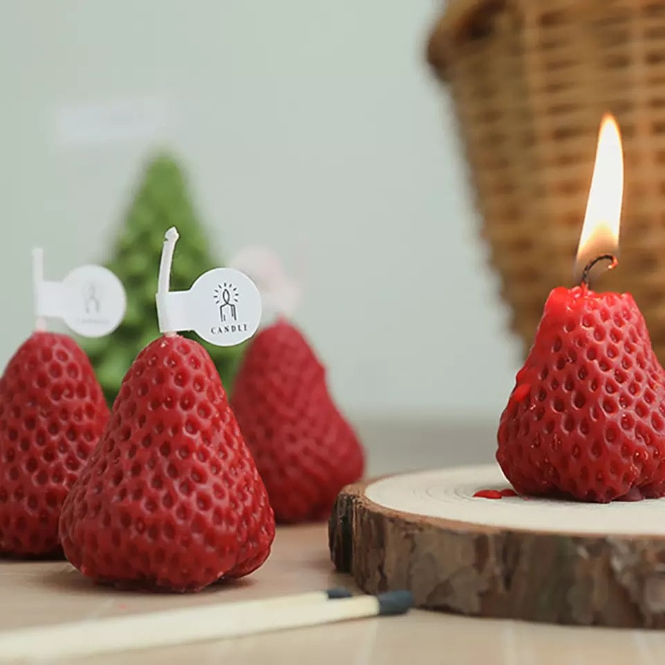 Bougies Fraises – vue principale