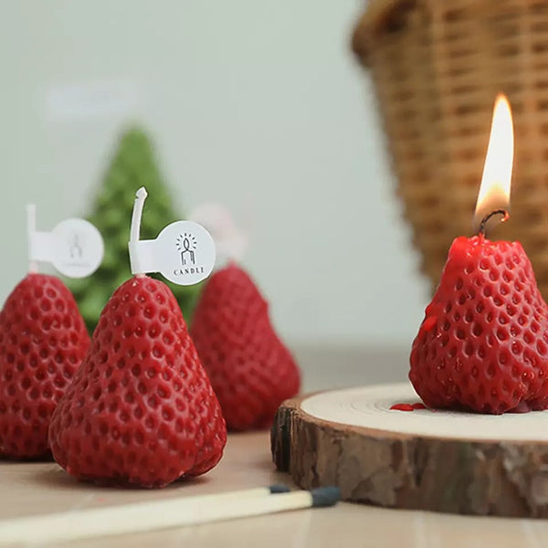 Bougies Fraises – vue principale