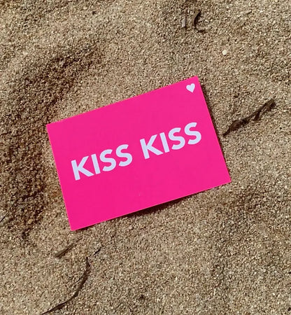 Carte Fluo Kiss Kiss