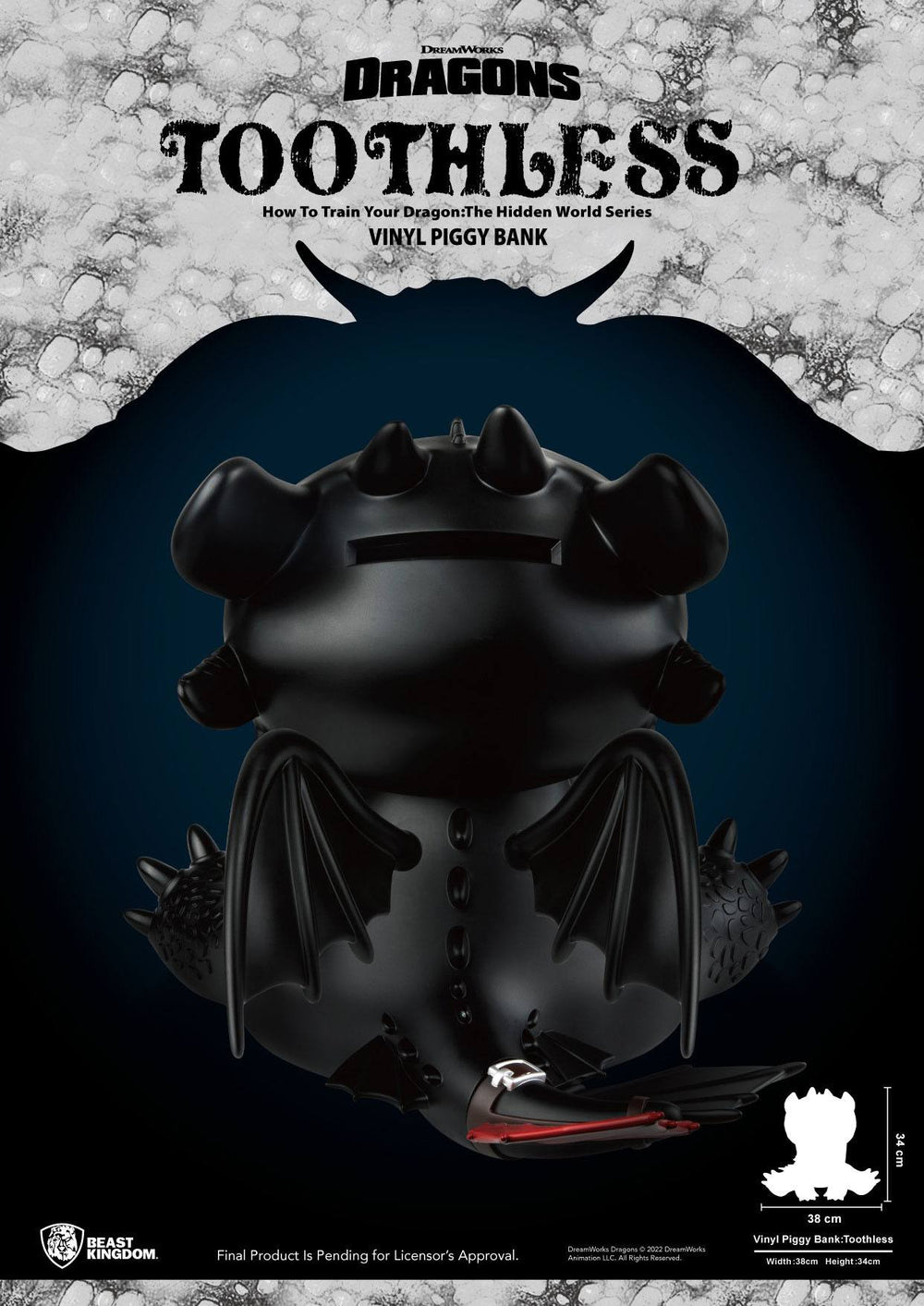 Dragons Piggy Bank - Toothless