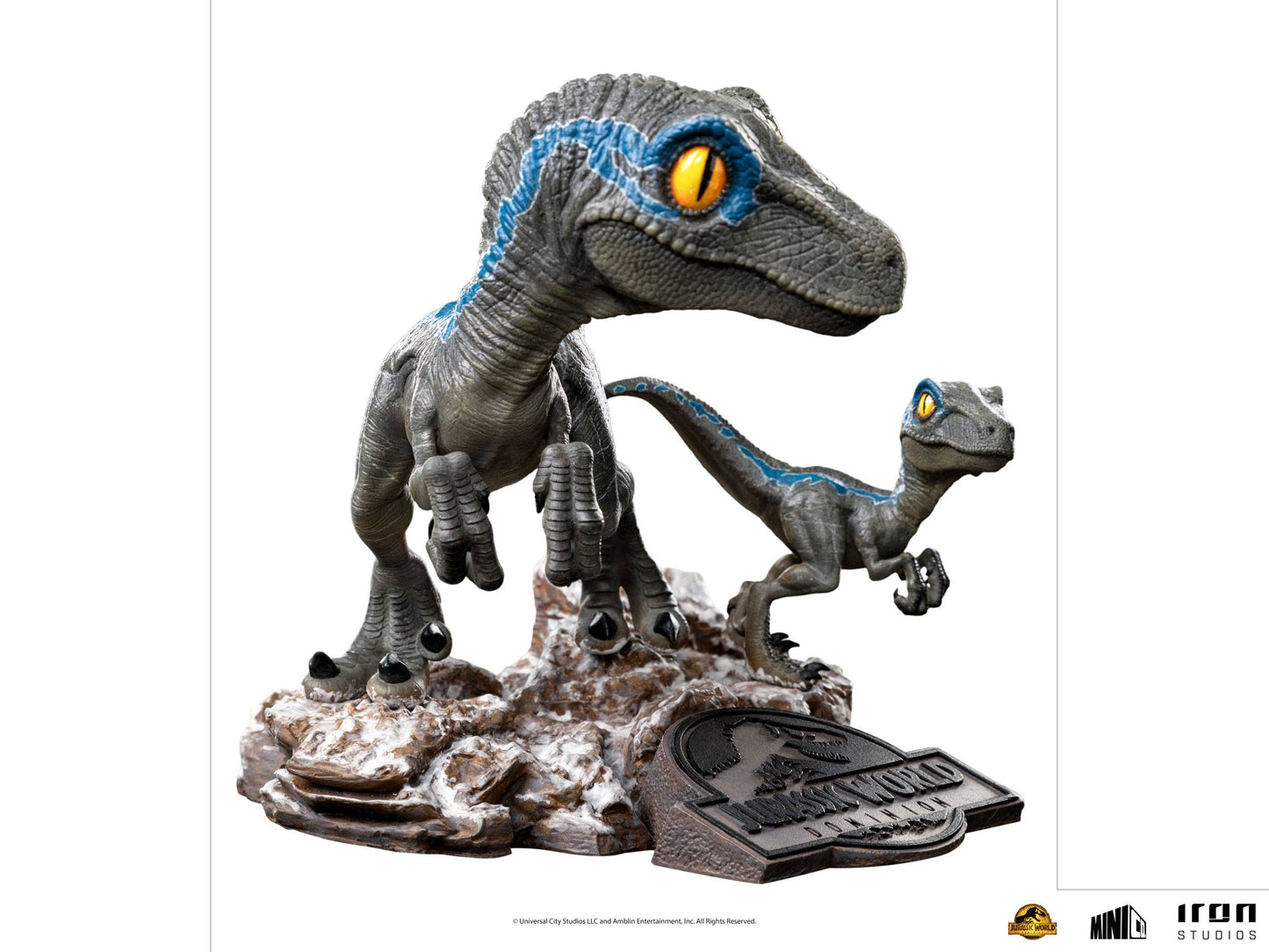 JURASSIC WORLD Blue et Beta Figurine Mini Co '13x12x14cm'