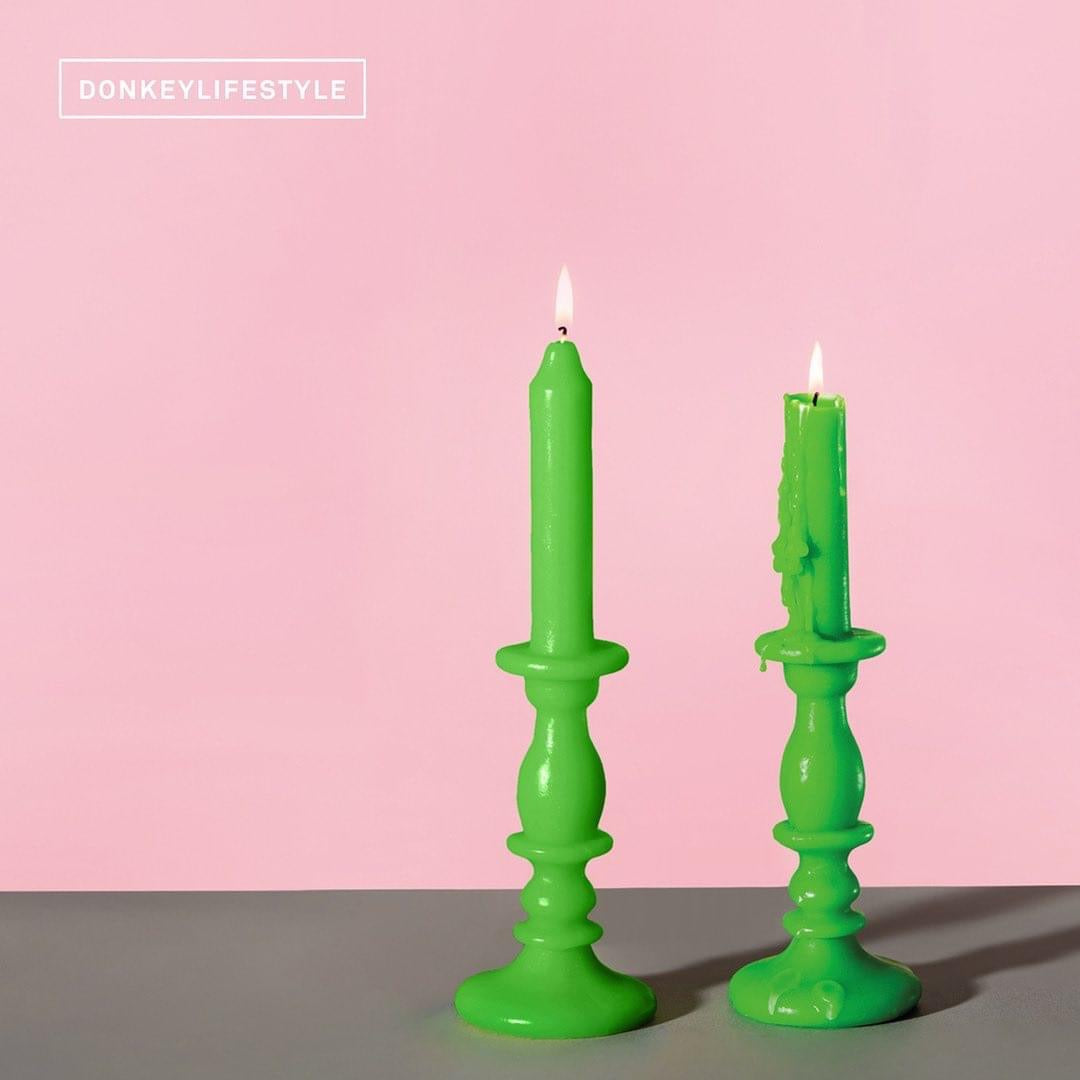 Green candle candle