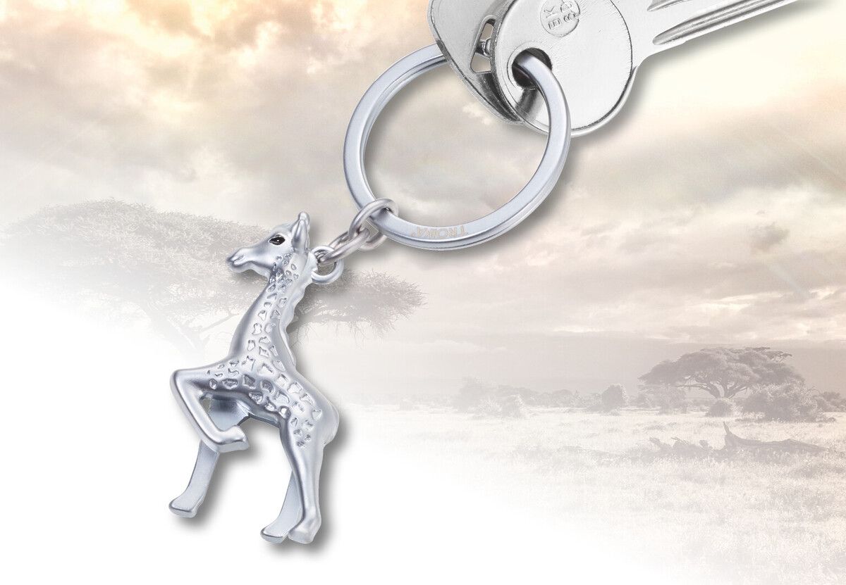 Giraffe key ring "GISELA"