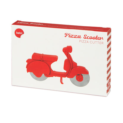 Red Retro Scooter Pizza Cutter