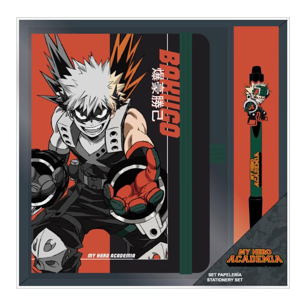 Set Papeterie My Hero Academia - Bakugo