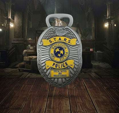 Resident Evil STARS Police Badge Bottle Opener